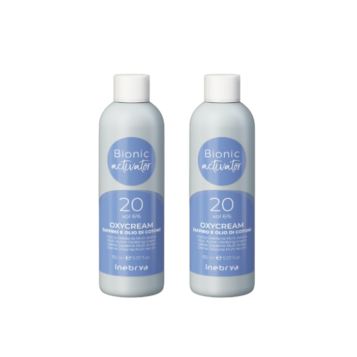 Bionic Color Creamy Activator - sæt med 2 stk. 150 ml. 6% VOL 20 (beize / activator)