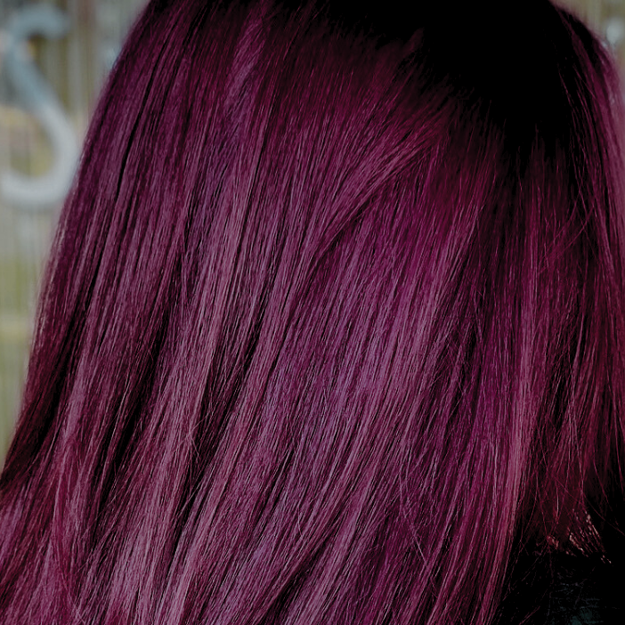 Bionic Color - sæt med hårfarve 5/52 + 3% beize / activator (mørk brun mahogni/violet - uden ammoniak)