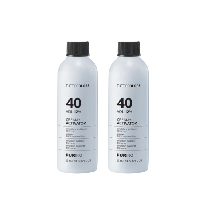 TUTTOCOLOR Creamy Activator - sæt med 2 stk. 12% VOL 40 (beize / activator)