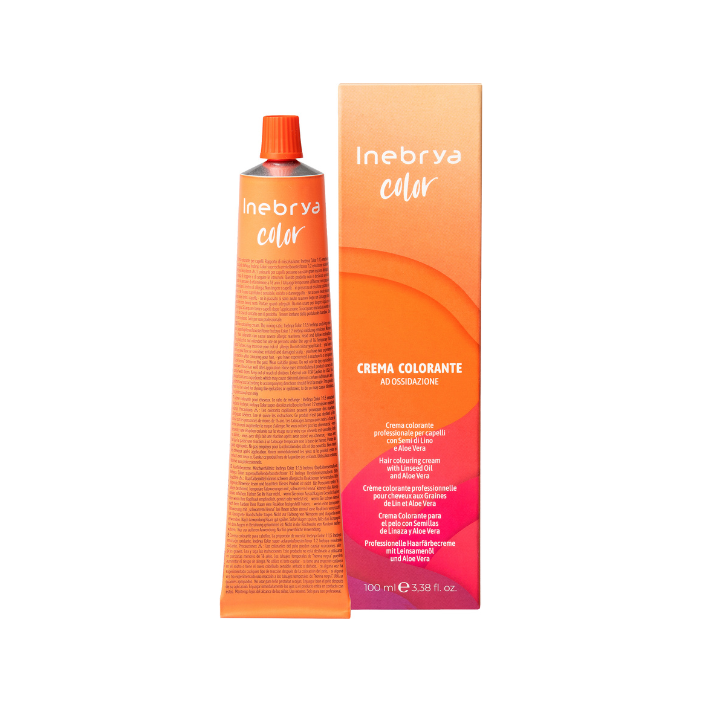 Inebrya Color Hårfarve - 7/44 (lys brun intens kobber)