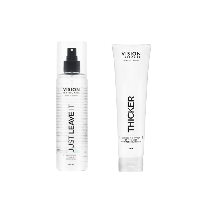 Vision Haircare - sæt med Just Leave It 250 ml. + Thicker 150 ml.